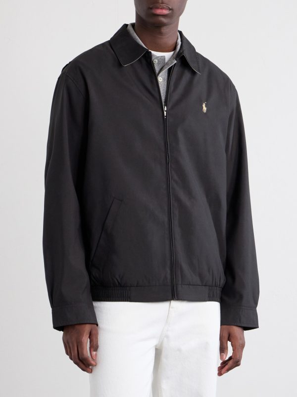 Bi-Swing Logo-Embroidered Recycled Shell Jacket - FR Bi-Swing Logo-Embroidered Recycled Shell Jacket - FR