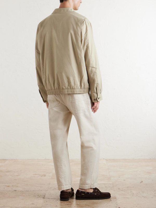 Logo-Embroidered Recycled Shell Jacket - BK