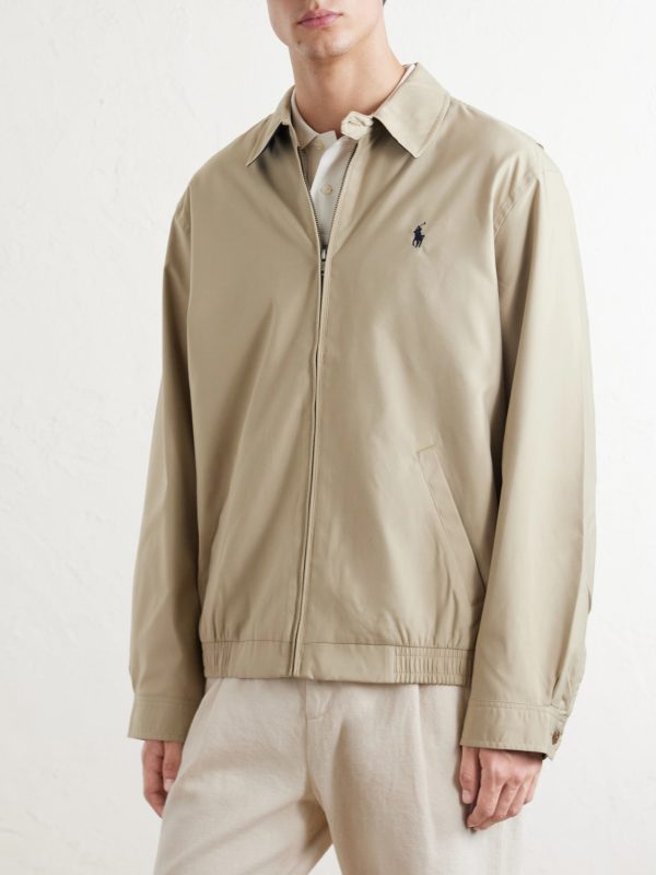 Logo-Embroidered Recycled Shell Jacket - FR