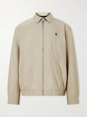 Logo-Embroidered Recycled Shell Jacket