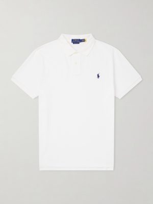 Logo-Embroidered Cotton-Piqué Polo Shirt Logo-Embroidered Cotton-Piqué Polo Shirt