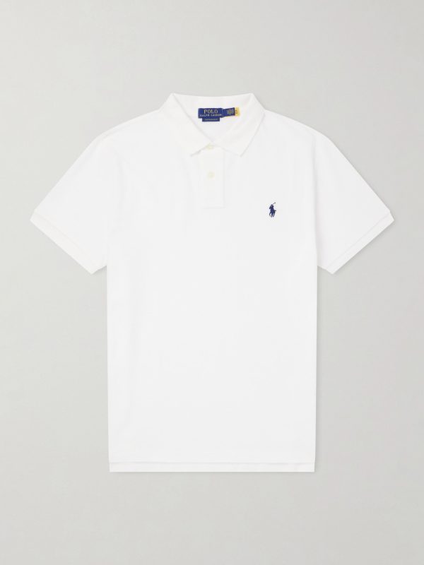 Logo-Embroidered Cotton-Piqué Polo Shirt Logo-Embroidered Cotton-Piqué Polo Shirt
