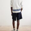 + Wimbledon Logo-Embroidered Cable-Knit Cotton Sweater Vest - BK