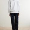 + Wimbledon Logo-Embroidered Cotton-Blend Hoodie - BK + Wimbledon Logo-Embroidered Cotton-Blend Hoodie - BK