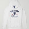 + Wimbledon Logo-Embroidered Cotton-Blend Hoodie + Wimbledon Logo-Embroidered Cotton-Blend Hoodie