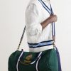 + Wimbledon Embroidered Cotton Duffle Bag - FR + Wimbledon Embroidered Cotton Duffle Bag - FR