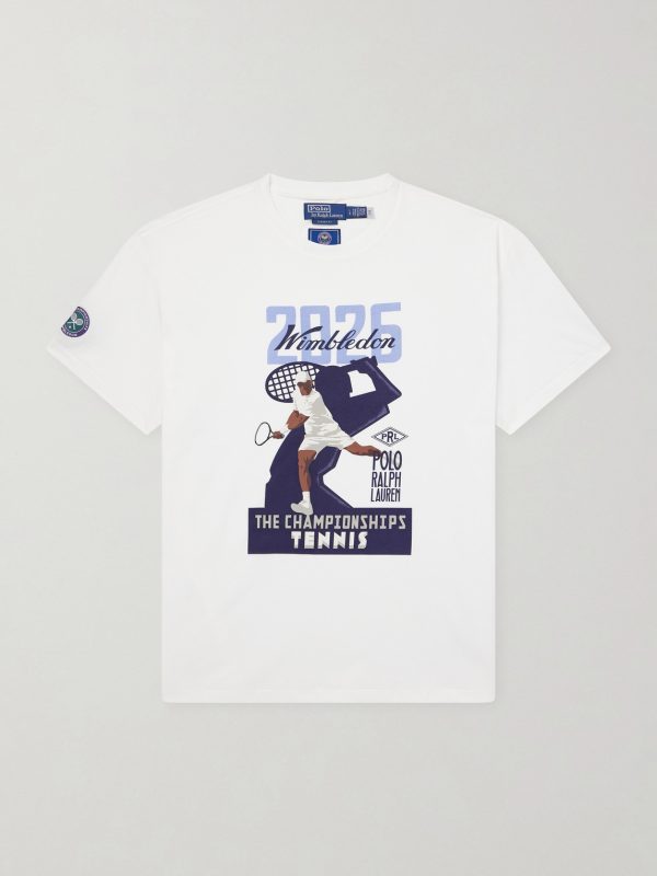 + Wimbledon Printed Cotton-Jersey T-Shirt + Wimbledon Printed Cotton-Jersey T-Shirt