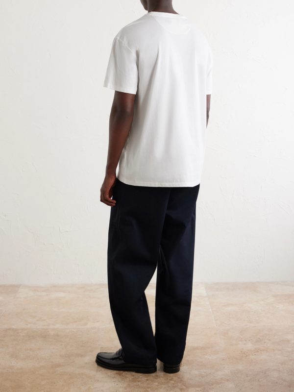 + Wimbledon Logo-Print Cotton-Jersey T-Shirt - BK