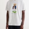+ Wimbledon Logo-Print Cotton-Jersey T-Shirt - FR