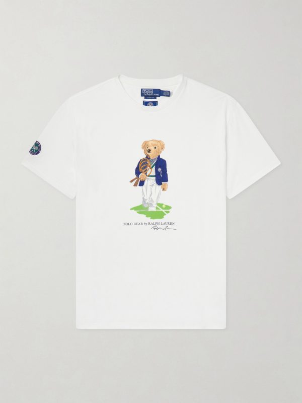 + Wimbledon Logo-Print Cotton-Jersey T-Shirt
