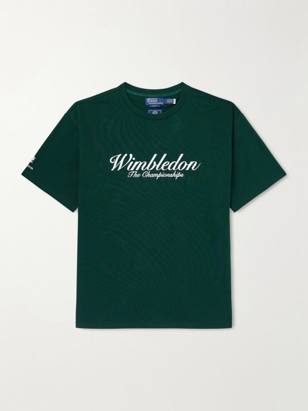 + Wimbledon Logo-Print Cotton-Jersey T-Shirt + Wimbledon Logo-Print Cotton-Jersey T-Shirt