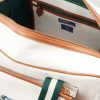 + Wimbledon Leather-Trimmed Canvas Tote Bag - E1 + Wimbledon Leather-Trimmed Canvas Tote Bag - E1