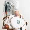 + Wimbledon Leather-Trimmed Canvas Tote Bag - FR + Wimbledon Leather-Trimmed Canvas Tote Bag - FR