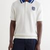 +Wimbledon Embroidered Cotton-Knitted Shirt - FR +Wimbledon Embroidered Cotton-Knitted Shirt - FR