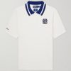 +Wimbledon Embroidered Cotton-Knitted Shirt +Wimbledon Embroidered Cotton-Knitted Shirt