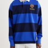 + Wimbledon Logo-Embroidered Striped Cotton Polo-Shirt - FR