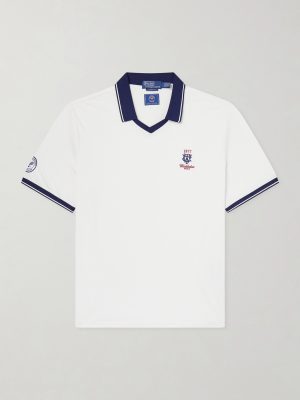 + Wimbledon Logo-Embroidered Piqué Polo Shirt + Wimbledon Logo-Embroidered Piqué Polo Shirt