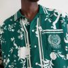 + Wimbledon Printed Linen and Silk-Blend Shirt - CU + Wimbledon Printed Linen and Silk-Blend Shirt - CU