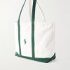 +Wimbledon Embroidered Large Cotton Tote Bag - BK +Wimbledon Embroidered Large Cotton Tote Bag - BK