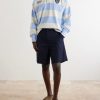 + Wimbledon Logo-Embroidered Striped Cotton Polo Shirt - OU