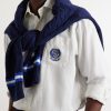 + Wimbledon Logo-Embroidered Linen Shirt - CU + Wimbledon Logo-Embroidered Linen Shirt - CU