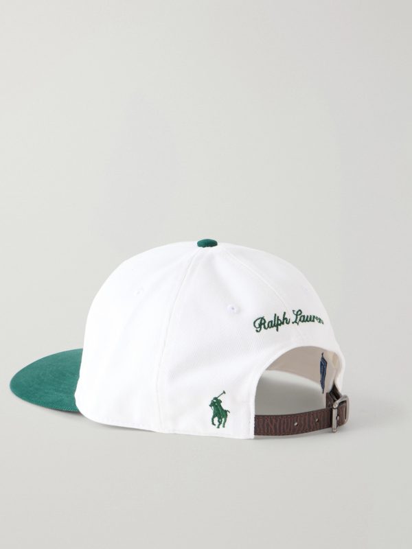 + Wimbledon Logo-Embroidered Cotton-Twill Baseball Cap - BK + Wimbledon Logo-Embroidered Cotton-Twill Baseball Cap - BK