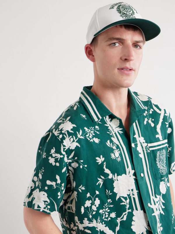 + Wimbledon Logo-Embroidered Cotton-Twill Baseball Cap - FR + Wimbledon Logo-Embroidered Cotton-Twill Baseball Cap - FR