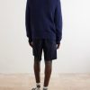 + Wimbledon Logo-Appliquéd Cotton Sweater - BK + Wimbledon Logo-Appliquéd Cotton Sweater - BK
