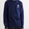 + Wimbledon Logo-Appliquéd Cotton Sweater - FR + Wimbledon Logo-Appliquéd Cotton Sweater - FR