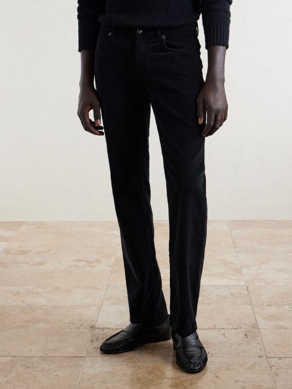 Valentin Straight-Leg Cotton-Corduroy Trousers - FR Valentin Straight-Leg Cotton-Corduroy Trousers - FR