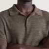 Ravi Top Silk, Cashmere and Linen-Blend Polo Shirt - CU