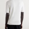Ravi Top Silk, Cashmere and Linen-Blend Polo Shirt - BK Ravi Top Silk, Cashmere and Linen-Blend Polo Shirt - BK