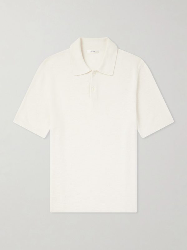 Ravi Top Silk, Cashmere and Linen-Blend Polo Shirt Ravi Top Silk, Cashmere and Linen-Blend Polo Shirt