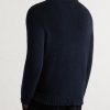 Keegan Top Open-Collar Cotton and Linen-Blend Polo Shirt - BK