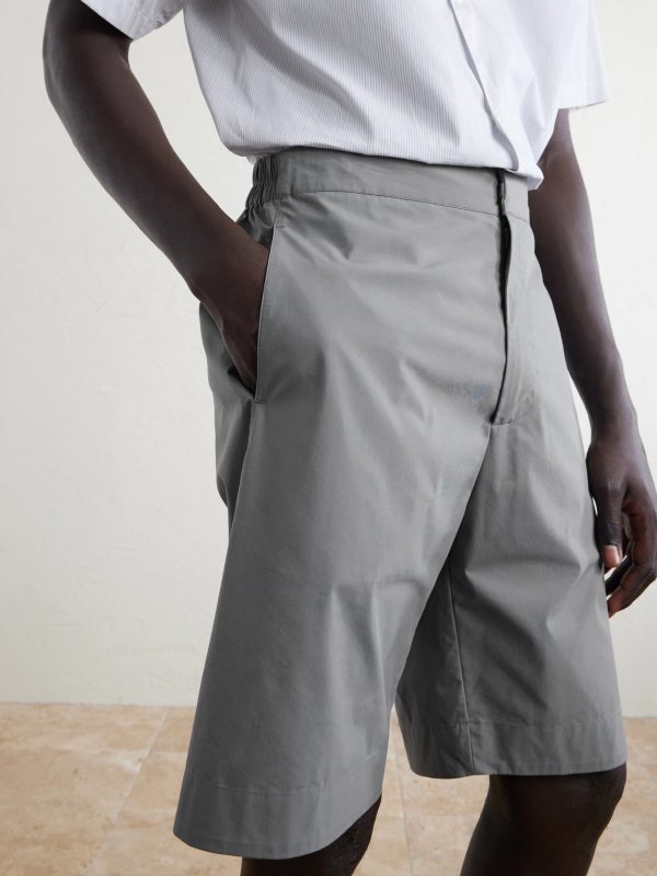 Tierra Straight-Leg Cotton-Blend Shorts - CU