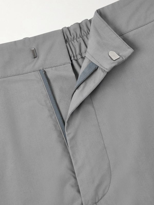 Tierra Straight-Leg Cotton-Blend Shorts - E1