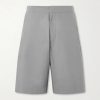 Tierra Straight-Leg Cotton-Blend Shorts