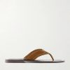 Dan Suede Flip Flop Sandals