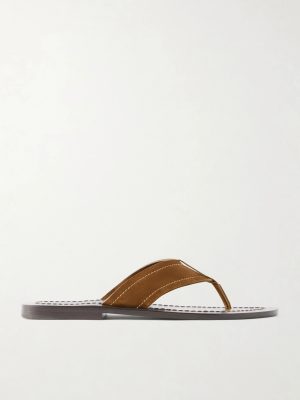 Dan Suede Flip Flop Sandals
