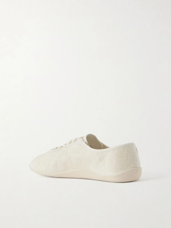 Clement Crinkled-Leather Sneakers - BK Clement Crinkled-Leather Sneakers - BK