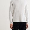 Masaki Top Waffle-Knit Cotton Sweater - FR Masaki Top Waffle-Knit Cotton Sweater - FR