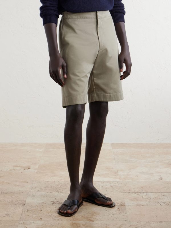 Tierra Straight-Leg Twill Shorts - FR Tierra Straight-Leg Twill Shorts - FR
