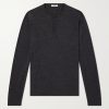 Ayan Cashmere and Silk-Blend Henley Shirt Ayan Cashmere and Silk-Blend Henley Shirt