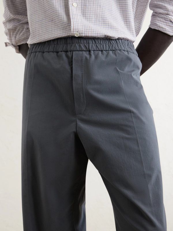 Ari Straight-Leg Cotton Drawstring Trousers - CU Ari Straight-Leg Cotton Drawstring Trousers - CU