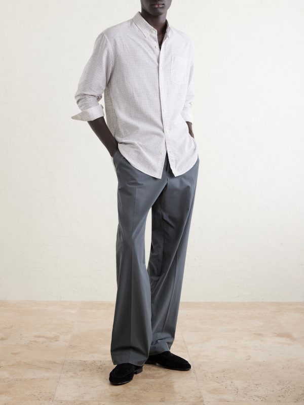 Ari Straight-Leg Cotton Drawstring Trousers - OU Ari Straight-Leg Cotton Drawstring Trousers - OU