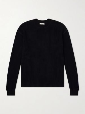 Masaki Top Waffle-Knit Cotton Sweater Masaki Top Waffle-Knit Cotton Sweater