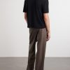Ari Straight-Leg Wool Trousers - BK Ari Straight-Leg Wool Trousers - BK