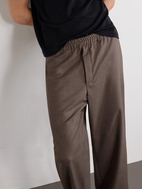 Ari Straight-Leg Wool Trousers - CU Ari Straight-Leg Wool Trousers - CU