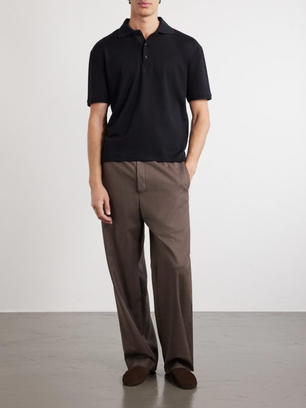 Ari Straight-Leg Wool Trousers - OU Ari Straight-Leg Wool Trousers - OU