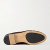 Soft Moccasin Two Gathered Suede Loafers - E1